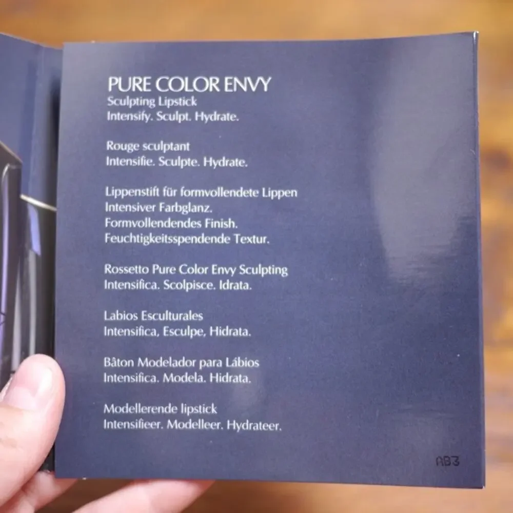 Estee Lauder Pure Color Envy Sculpting Lipstick Palette Samples w/ Brush